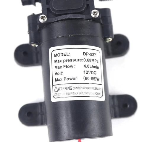 12V Diaphragm Electric Coolant Water Pump For Car Engine Radiator Circulation System Reliable Durable Automotive Replacement Accessory Keeps Engine Cool And Prevents Overheating Issues