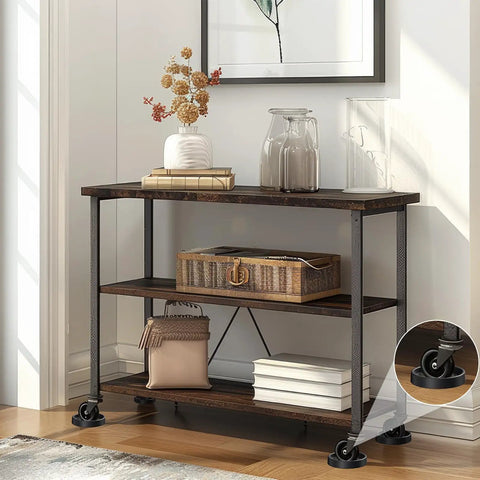 Heavy Duty Non Slip Furniture Pads For Hardwood Floors With Two Inch Round Silicone Caster Cups holding a shelf steady.