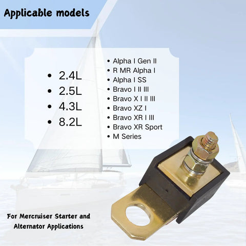 Heavy Duty 110 Amp Marine Fuse Assembly Drops Right In For Mercruiser Alpha One Gen II Drives Shielding Your Rig And Trim Pump Circuits On 150 To 275 Hp Outboards