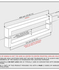 Diagram of 24 Inch Back To Back Modern Stainless Steel Door Handle Set in Matte Black for Interior and Exterior Doors, Rectangle Bar.