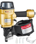 Coil Siding Nailer Workhorse For Wood Projects, Accepts 1 3/4 In To 2 3/4 In Nails, lightweight aluminum housing with accessories