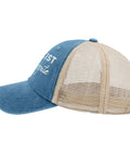 Breathable Women's Running Trucker Cap With Adjustable Buckle Lightweight Sport Hat For Outdoors side view