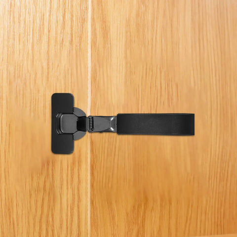 Soft Close Cabinet Door Hinges With Silent Damping For Quiet Kitchen Upgrades Replacement Hinges With Mounting Hardware Two Stage Opening Force Easy Install For Slick Modern Cabinets black hinge on wood cabinet
