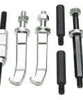 MINI 9 Piece Bearing Puller Separator Tool Set with chrome vanadium components for gear and pulley removal