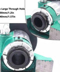 Straight Up Heavy Duty Six Inch Cnc Rotary Indexing Table With Universal Dividing Head features extra large through hole.