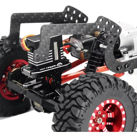 Carbon Fiber RC Car Chassis Frame For 1 18th Scale Crawler Upgrade With Low Center Of Gravity LCG Girder Body Shell Kit