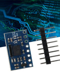 Nine Axis BNO055 Sensor Module With 3 Axis 12 Bit Accelerometer And 16 Bit Gyroscope Flexible Output For Accel Gyro And Magnetic Data Pro Grade Motion Sensor For Smartphones And Wearable Devices blue PCB with pin header