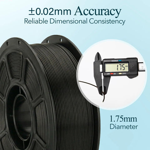 PLA 3D Printer Filament 1.75mm 1kg Spool Peanut Brown, Smooth As Butter And Reliable Printing, High Dimensional Accuracy 0.02mm
