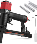 22 Gauge Three Eighths Inch Crown Pneumatic Upholstery Stapler With Long Nose, Air Stapler Kit and accessories