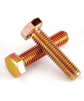 M8 x 50mm Beefy Heavy Duty Hex Bolts 8.8 Grade Alloy Steel Galvanized Finish Fully Threaded Metric Bolts 13mm Across Flats
