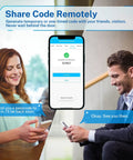 Keyless Entry Digital Door Lock For Front Door With Fingerprint And Passcode App Control And Remote Unlock Key Fob And Alexa Voice