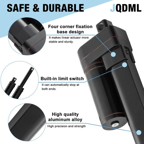 12V DC Linear Actuator 176 Lbs 800N High Speed 0.78 Inches Per Second Stroke 4 Inches IP65 Waterproof Electric Actuator details