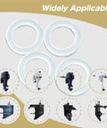 Fill And Drain Screw Washers Kit For Johnson Evinrude OMC Outboard Gearcase Lower Unit Oil Drain Gasket 4 Pack Compatible With 311598 3852105 777517 And Sierra 18-4248 Series with applicable models displayed