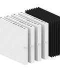 4 Pack AP-1512HH Replacement Filter Set For Airmega AP-1512HH And Airmega 200M Air Purifier Comparable To Part 3304899 showing filters