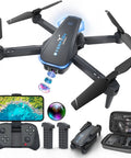 Foldable 1080P Camera With Remote Control Gesture Selfie Voice Control Altitude Hold One Key Start 3D Flips Quadcopter set