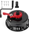 Upgraded Crank-Handle Pull Start Recoil Starter Assembly for Predator 212 shown with bolts and handle for mini bike and go-kart engines