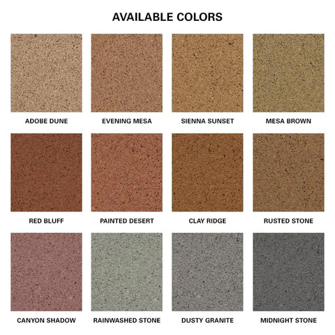 Image showcasing available colors of Level Up Your Patio Game With This Hassle Free Semi Transparent Decorative Stain Evening Mesa.