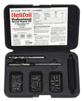 Open case of DIY Thread Repair Kit For Metal 304 Stainless 8 32 UNC, 36 Inserts With Drill Bit, HSS Tap, accessories visible