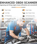 Mechanic using NT201 OBD2 Scanner Code Reader for Cars and Trucks Plug and Play Diagnostic Tool to Reset Check Engine Light