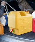 20L Water Storage Container With Spigot For Easy Pouring No Leaks HDPE Tank in car trunk for camping use