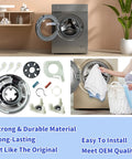Upgraded Washer Clutch Kit With Motor Coupling And Four Agitator Dogs Replacement For Top Load Washers To Fix Agitation And Spin Problems Like A Pro Easy Install Durable OEM Style Parts in washer repair kit parts