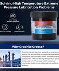 Graphite All Purpose Grease For Auto Boat And Truck Use Ultra Heavy Duty Lithium Lubricant With Extreme Pressure Anti Wear And Rust Inhibitor Multi Function Lubricant For Metal Surfaces 10.5 Oz container