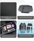 Center Console Organizer Tray For Honda Accord 2023 2024 2025 2026 All Trims Including Hybrid Sport EX L Touring LX EX Armrest Storage In Car Accessory Keeps Cupholders Neat And Tidy featuring non-slip mat and removable tray.