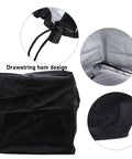 Heavy Duty EV Wall Charger Cover, All Weather Outdoor Charging Enclosure with drawstring hem for secure fit and moisture protection.