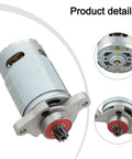 Heavy Duty 21V Reciprocating Saw Motor Replacement Featuring Eight Tooth Gear Drive And Solid Copper Windings detailed view showcasing compact design.