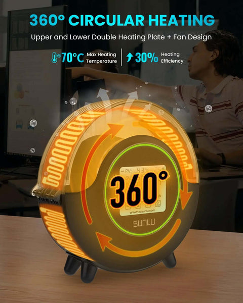 360 Degree Heating Filament Dryer Box S2 with 70°C Max Temperature and Fan Design for Drying PLA PETG ABS Filaments
