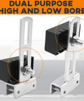 2 Pack Square Sliding Gate Opener Magnets For Magnetic Limit Switches, heavy duty design with mounting brackets side-by-side