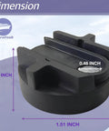 HeuroFosh branded black cap with precise dimensions for VST Fuel Filter 68V13915 Replacement For Yamaha 115HP 200HP 225HP