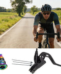 Hella Durable Titanium Bleed Screws With Precision Leak Proof O Rings For Hydraulic Disc Brakes Road And Mountain Bike Trail Ready Slick Direct Fit Upgrade Kit shown with bike brakes.