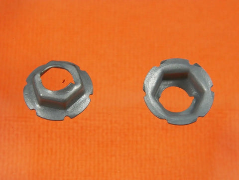 Heavy Duty Self Threading Flanged Pal Nuts For Gm Ford Mopar Side Markers Zinc Plated Half Inch Hex Three Quarter Flange.330 Stud Pack Of Twenty Five Snaps Right On For Rattle Free Bolt Ups