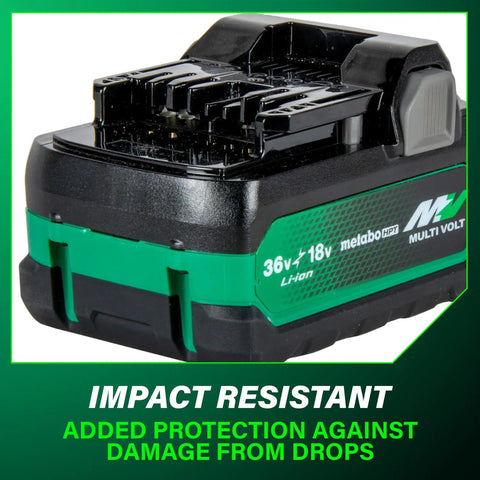 MultiVolt 18V And 36V Lithium Battery 5.0Ah And 2.5Ah Water Resistant Impact Resistant with 4-Stage Fuel Gauge
