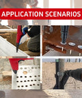 High Octane Powder Actuated Converter Pins With One Inch Washer.300 Head used in various job site applications for concrete drilling.
