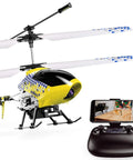 Dope Mini RC Helicopter With Camera For Kids And Adults U12S WiFi FPV Drone with app control and phone displaying live video