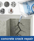 Heavy Duty Concrete Crack Filler And Quick Cure Caulk Sealant crafted for industrial surfaces repairing a concrete crack.