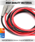 Two Piece Multimeter Test Probes Kit With Ultra Sharp Alloy Tips CAT III 1000V 20A Leads Voltmeter Test Leads For Electrical Testing Durable Double Insulated PVC Flexible And Accurate, red and black cables coiled