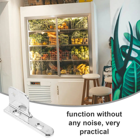 Replaceable Freezer Hinge And Refrigerator Door Hinge Stainless Steel with 35mm Shaft for Household Freezers and Display Cabinets in kitchen