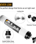 500cc Fluid Extractor Syringe With Hose Manual Oil Suction Pump for clean fluid swaps, featuring a precise locking nut and double rubber rings.