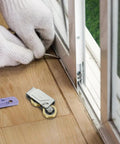 Installation of Heavy Duty Door Pulley And Sliding Roller Featuring Dual Copper Wheels Plus Precision Ball Bearings for door replacement