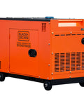 Heavy Duty Diesel Portable Generator Delivers Solid 6500 Watts Peak Output For Reliable Home Backup camping RV road trips and job sites view of BXGND7900E model
