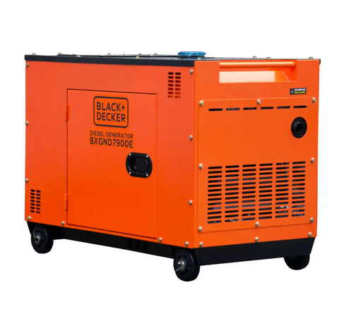 Heavy Duty Diesel Portable Generator Delivers Solid 6500 Watts Peak Output For Reliable Home Backup camping RV road trips and job sites view of BXGND7900E model