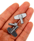 Clock Winding Key For Mechanical Clocks, Pro Repair Tool For Vintage Alarm Clocks, 0.79 Inch Metal Winder in hand