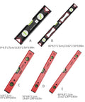 Pro Grade Aluminum Measuring Tool With Bubble Level Ruler for Mud Work in multiple sizes and colors