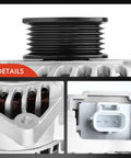 Close-up of Beefed-Up 110 Amp 12V Clockwise Alternator Replacement For Ford Taurus 2003-2006 And Mercury Sable 2002-2005 3.0L OHV Engine