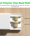 Pro Grade Polymer Clay Bead Roller Can Type Hand Roller for 10mm and 13mm Beads on wooden surface