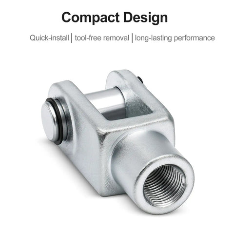 Compact Y Type Foot Mount Flange For SC63 Pneumatic Cylinders 63mm Bore With M16x1.5 Thread Ports, heavy-duty iron