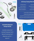 Engine Oil Pump And Timing Chain Kit With 2 VVT Gears And Camshaft Alignment Tool For BMW N20 N26 2.0L 3.0L components displayed